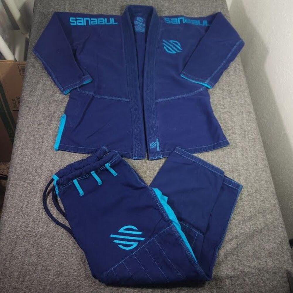 Sanabul Core Jiu-Jitsu Gi A2 Navy Blue Adult Unisex Martial Arts Uniform Set
